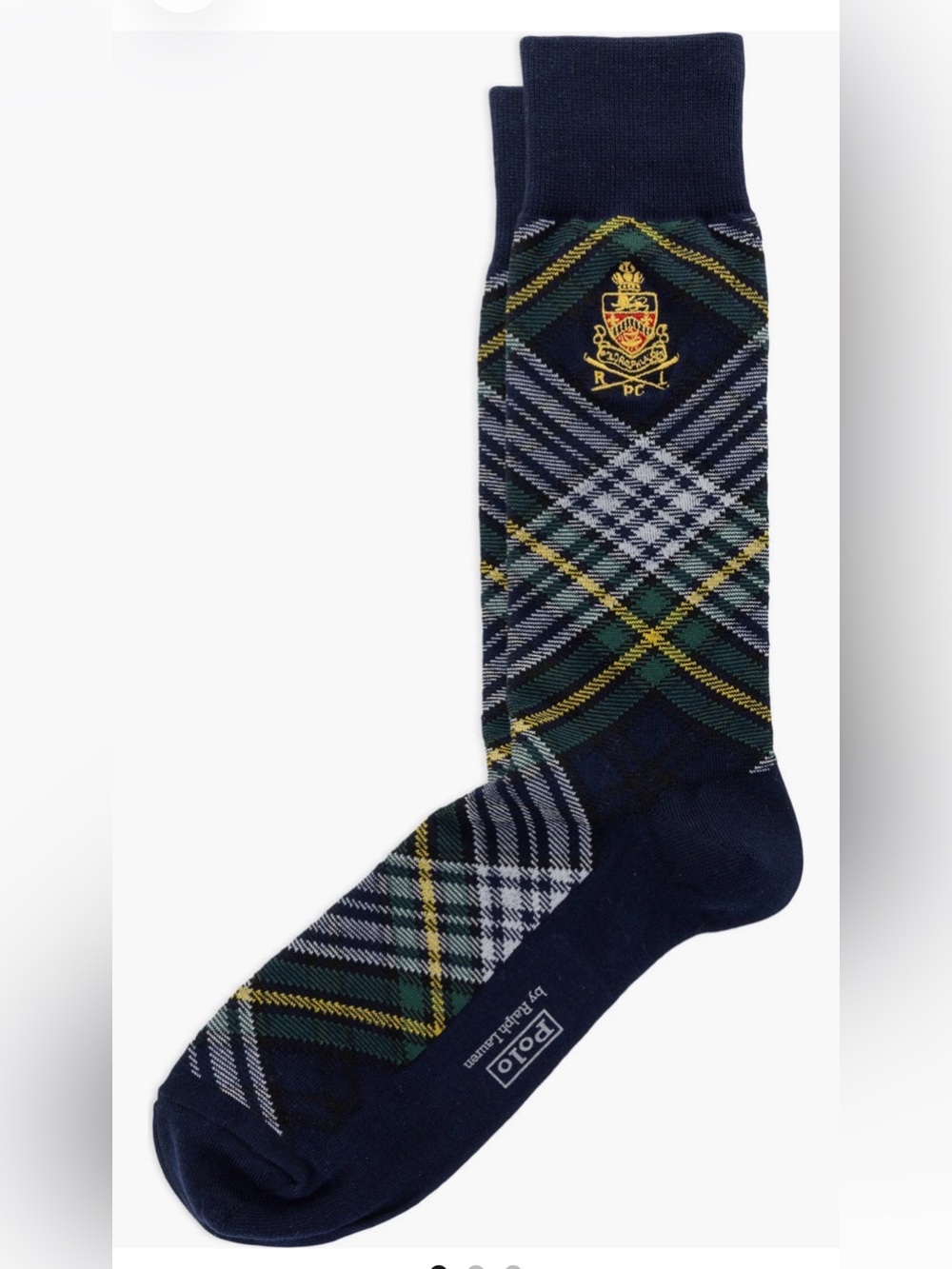 NWT POLO RALPH LAUREN Crest Gordon
Tartan Dress Socks
Size 10-13